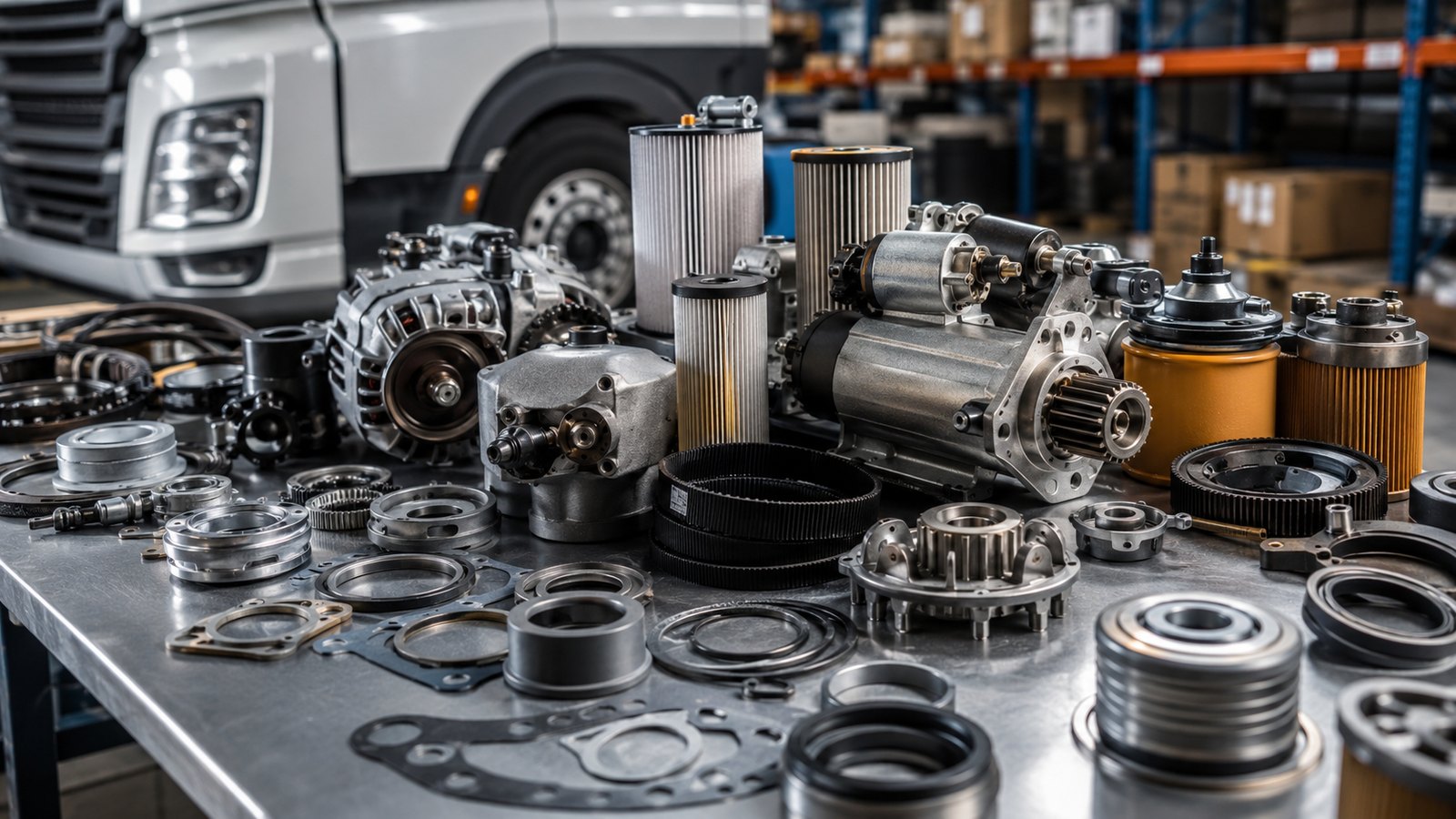 Pièces moteur pour poids lourds et engins TP