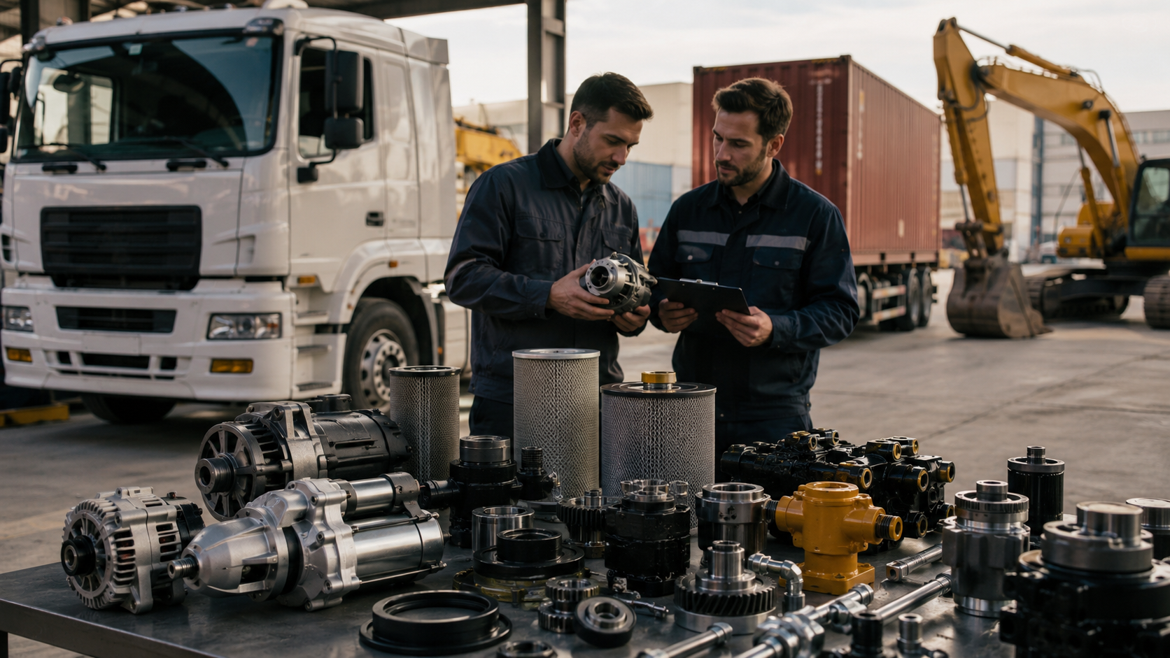 Pièces de rechange poids lourds et export